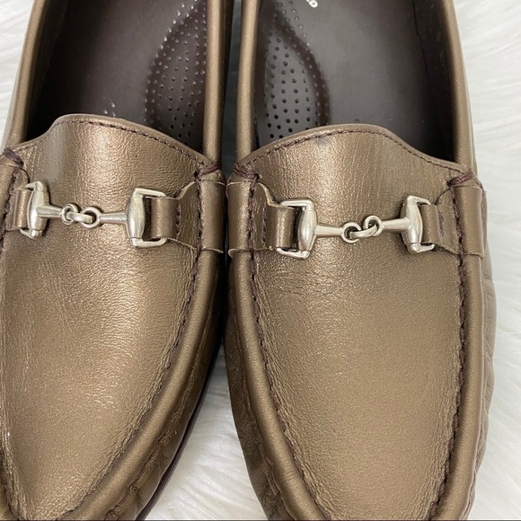 SAS Metro Metallic Bronze Comfort Loafers - Picture 3 of 8